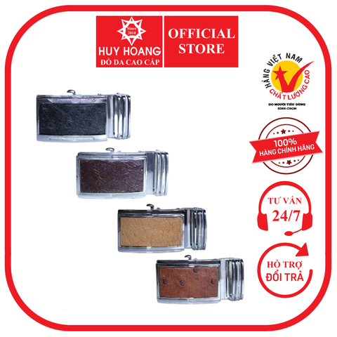 Đầu khóa da đà điểu da hột 3,5P đầu trắng nhiều màu HD9417-18-19-20