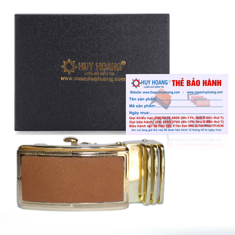 Đầu khóa da bò 3,5 phân đầu vàng màu vàng bò HD9134