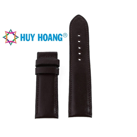Dây đồng hồ da bò Huy Hoàng size 22, 24, 26 màu nâu HD8130