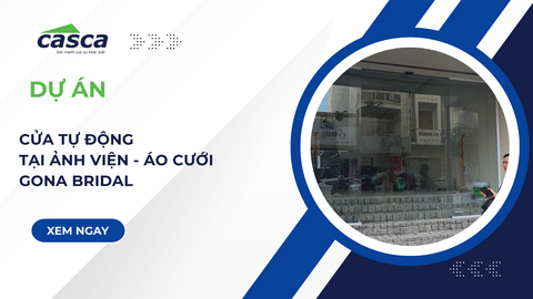 Dự Án Lắp Đặt Cửa Tự Động KODO T600 Tại Gona Bridal Hải Phòng