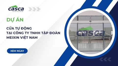 Dự Án Lắp Đặt Cửa Tự Động KODO T600 Tại Tập Đoàn Meixin Tây Ninh