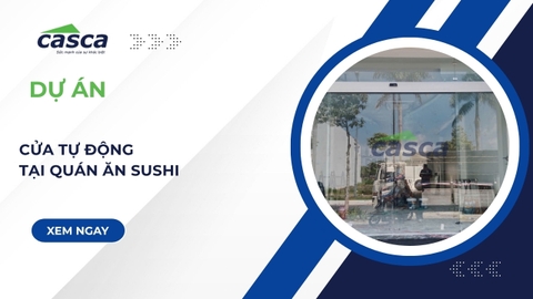 Dự Án Lắp Đặt Cửa Tự Động KODO T600 Tại Quán Ăn Sushi Cà Mau