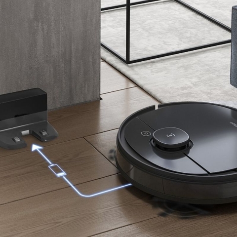 Robot hút bụi lau nhà Ecovacs Deebot T5 Max bh 1 năm hàng nhập khẩu