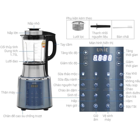 Máy làm sữa hạt UNIE V6S