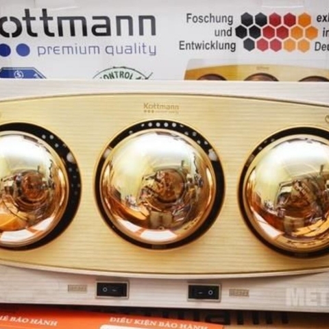 ĐÈN SƯỞI NHÀ TẮM KOTTMANN (3 BÓNG)