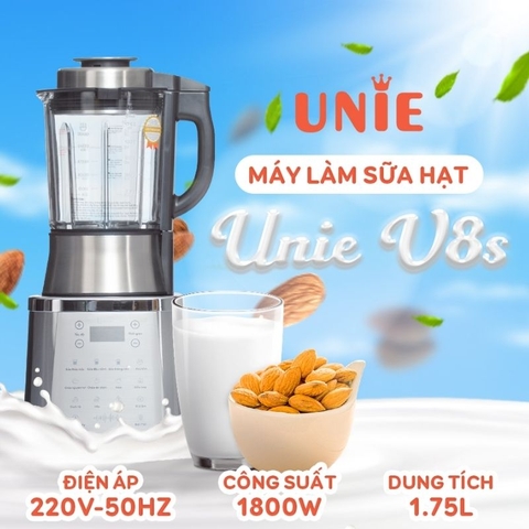 Máy làm sữa hạt Unie V8S hàng nhập khẩu chính hãng bh 2 năm