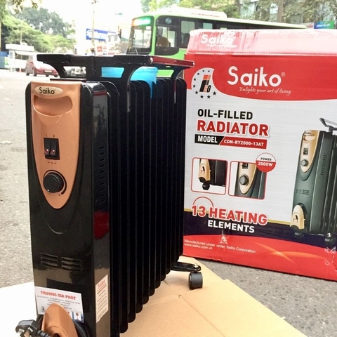 Máy Sưởi Dầu 13 Thanh Saiko HBD-E1-13