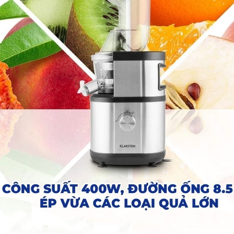 Máy ép chậm Klarstein 400W 60 vòng/phút