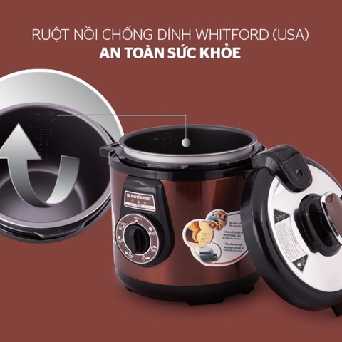 Nồi Áp Suất Điện Sunhouse SHD1562