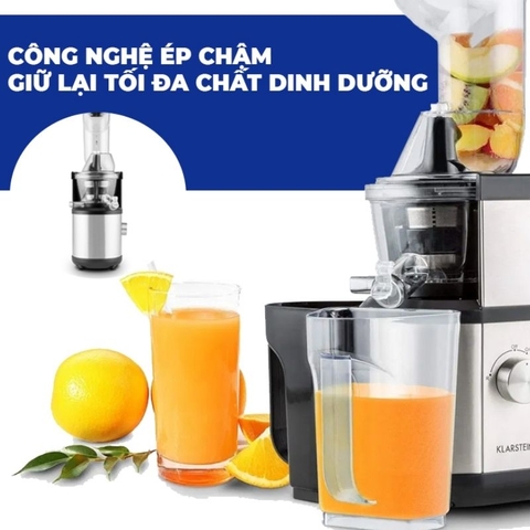Máy ép chậm Klarstein 400W 60 vòng/phút