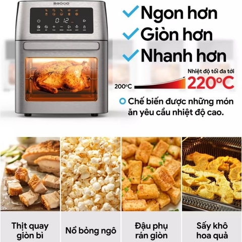 Nồi chiên không dầu 2Good Vortex S - 18 (15 lít) hàng chính hãng bh 2 năm