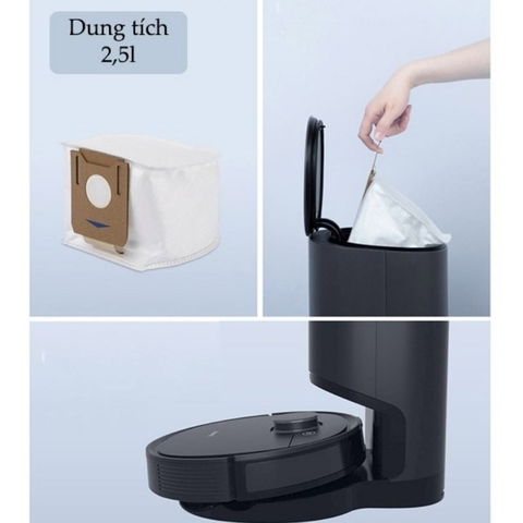 Robot hút bụi lau nhà Ecovacs Deebot T9 Aivi hàng chính hãng