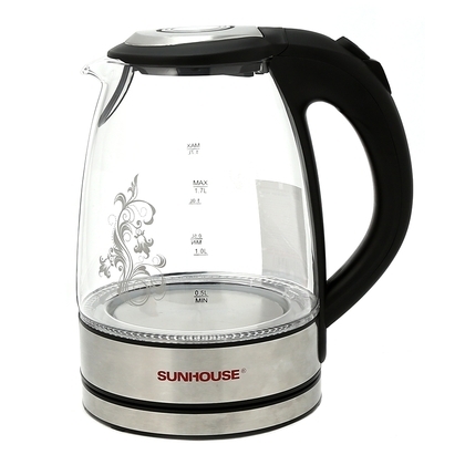 Ấm siêu tốc thủy tinh Sunhouse SH 1.7L