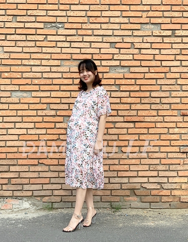 ĐẦM BẦU VOAN THỜI TRANG DM60A