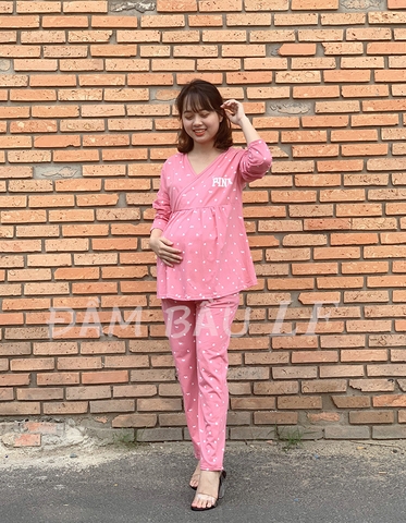 ĐỒ BỘ BẦU PINK 086