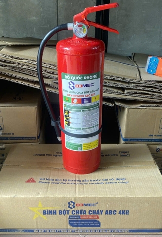 Bình Chữa Cháy Quốc Phòng 4 Kg Bột ABC 83 MEC