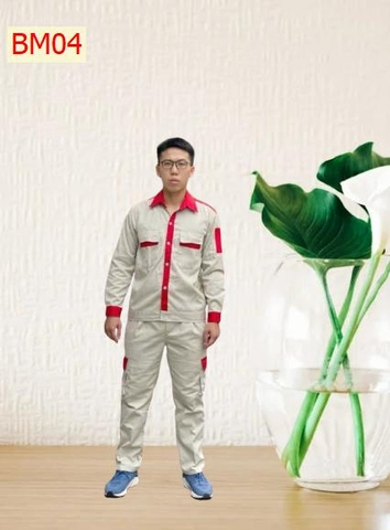 Quần áo bảo hộ kaki 3/1 BM04