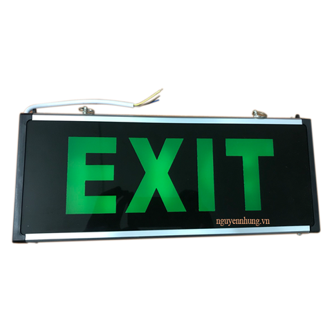 Đèn exit 2 mặt không chỉ hướng mã AED