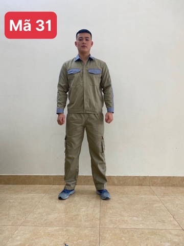 Quần áo bảo hộ kaki 3/1 BM31