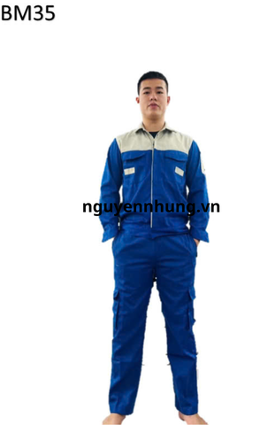 Quần áo bảo hộ kaki 3/1 mã 35