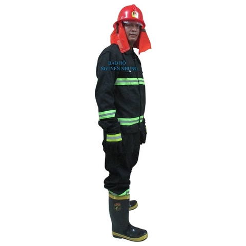 Quần áo chống cháy NOMEX 2 LỚP và phụ kiện (mũ, găng tay, ủng)