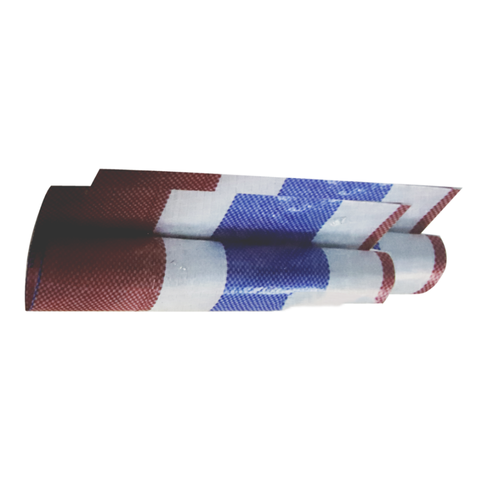 Bạt dứa kẻ trắng đỏ Kt ( 4*50)