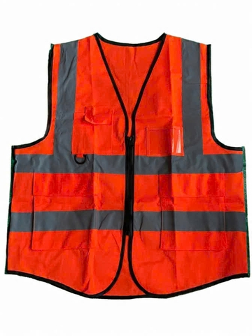 Áo Lưới Phản Quang Có Túi Thẻ