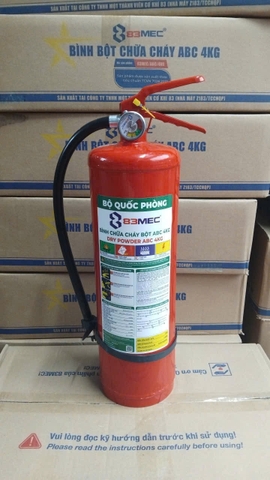 Bình Chữa Cháy Quốc Phòng 4 Kg Bột ABC 83 MEC