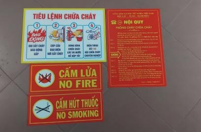 Nội quy tiêu lệnh phòng cháy
