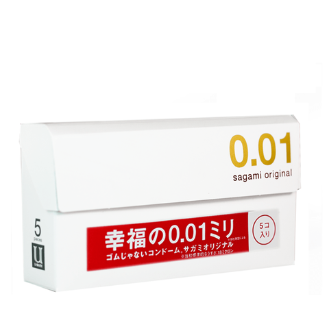 Bao cao su Sagami Original 0.01 siêu mỏng - Hộp 5