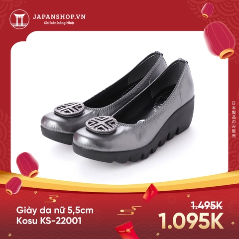 Giầy da nữ 5,5cm Kosu KS-22001