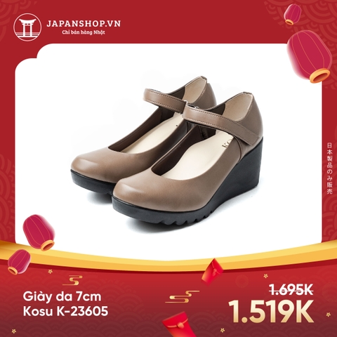 Giầy da 7cm Ankle Strap Kosu K-23605
