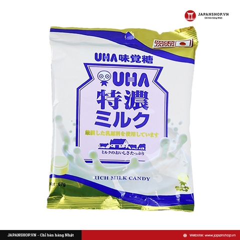 Kẹo Sữa Rich Milk UHA - 67g