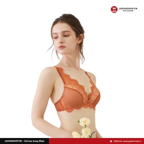 Áo lót nữ ren không gọng Sweet Bra Gunze JB6029H