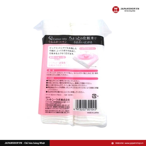 Bông tẩy trang cotton labo