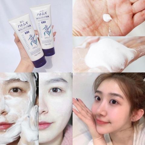 Sữa rửa mặt trắng da Hatomugi 170g JAPANSHOP.VN