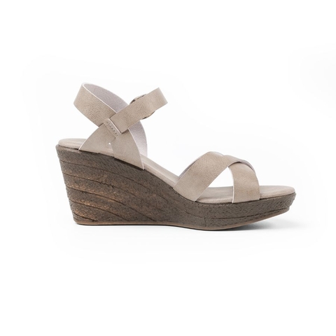 Sandal đế xuồng 8cm Ankle Strap Kosu K-23004