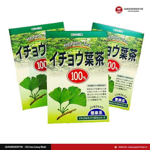 Trà Ginkgo Biloba bổ não hỗ trợ trí nhớ Orihiro 26 gói