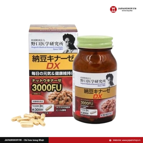 Viên uống hỗ trợ phòng ngừa tai biến Natto Kinase 3000FU