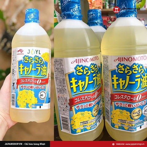 Dầu ăn hoa cải Ajinomoto - 1000g