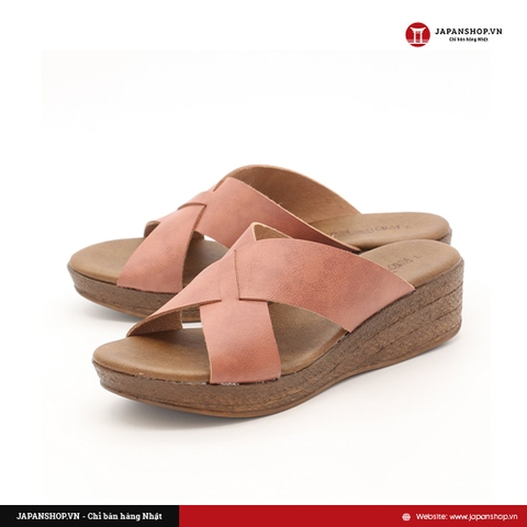 Dép nữ quai chéo 5cm Milky K-22351