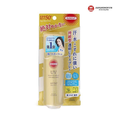 Xịt chống nắng Kose Suncut SPF50+ - 60g