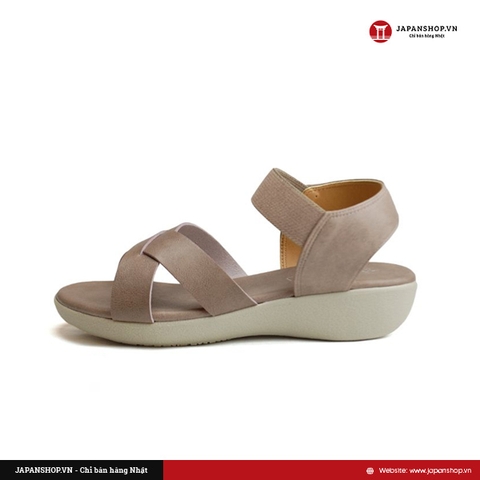 Sandal nữ đế xuồng quai chéo 4cm Kosu 32363