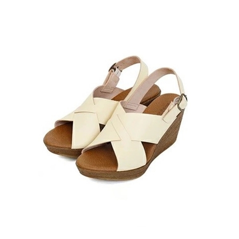 Sandal nữ đế xuồng 8cm Kosu K-22978