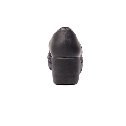 Giày da phối ren tuyn 5,5cm Kosu K-24M20