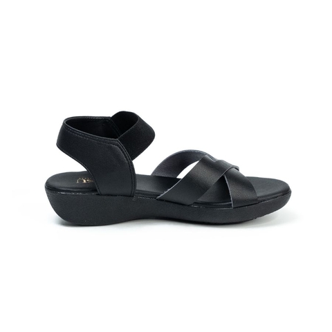 Sandal nữ đế xuồng quai chéo 4cm Kosu 23363