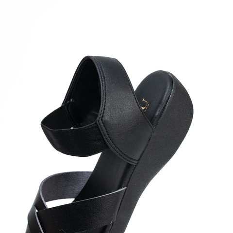 Sandal nữ đế xuồng quai chéo 4cm Kosu K-23363
