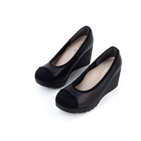 Giày da phối da lộn 7cm Kosu K-24M24