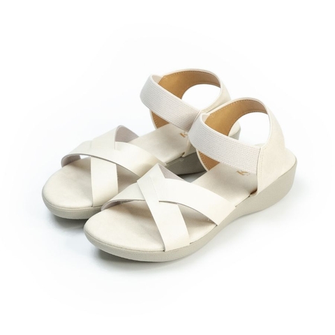 Sandal nữ đế xuồng quai chéo 4cm Kosu 23363