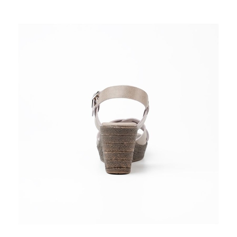 Sandal đế xuồng 8cm Ankle Strap Kosu 23004